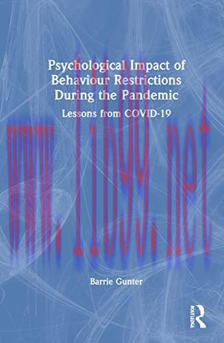[AME]Psychological Impact of Behaviour Restrictions During the Pandemic (EPUB)