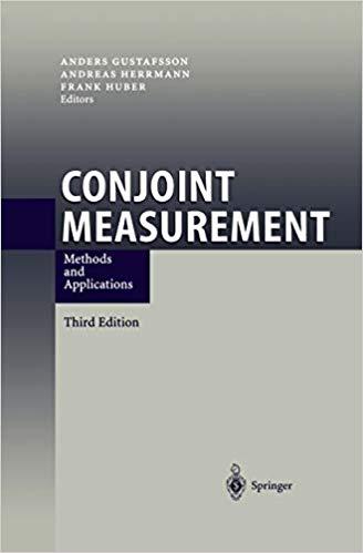 (PDF)Conjoint Measurement Methods and Applications 3rd Edition