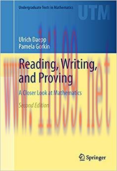 (PDF)Reading, Writing, and Proving: A Closer Look at Mathematics (Undergraduate Texts in Mathem...