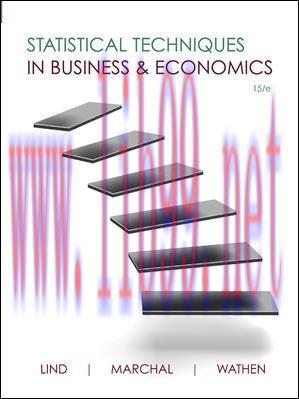 [FOX-Ebook]Statistical Techniques in Business and Economics, 15th Edition