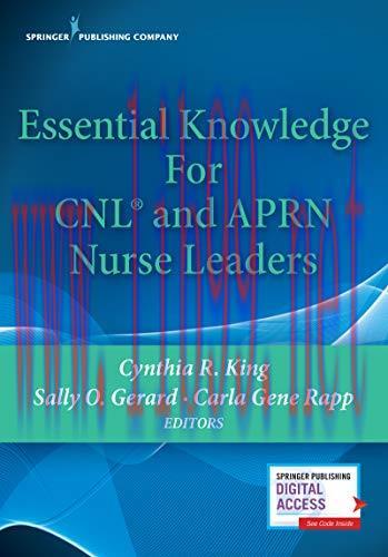 [AME]Essential Knowledge for CNL and APRN Nurse Leaders (EPUB)