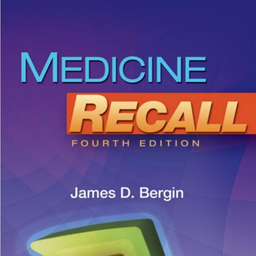 Medicine Recall Recall Series 4th Edition - James D. Bergin
