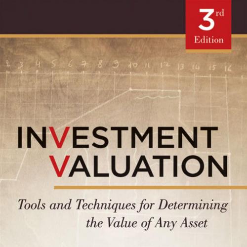 Investment Valuation Tools and Techniques for Determining the Value of any Asset,3e