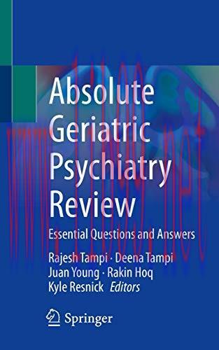 [AME]Absolute Geriatric Psychiatry Review: Essential Questions and Answers (Original PDF)