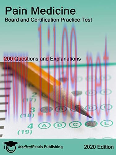 [AME]Pain Medicine: Board and Certification Practice Test ( EPUB )