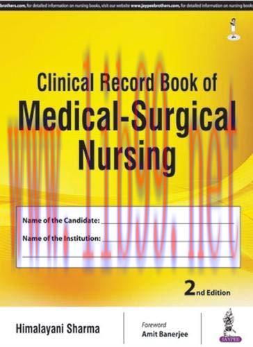 [AME]Clinical Record Book Of Medical-Surgical Nursing, 2nd Edition (Original PDF)