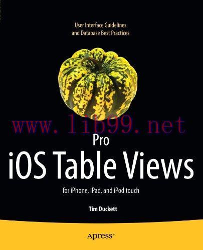 [FOX-Ebook]Pro iOS Table Views: for iPhone, iPad, and iPod touch