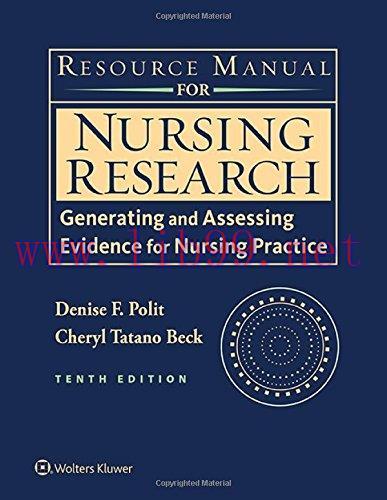 [FOX-Ebook]Resource Manual for Nursing Research, 10th Edition