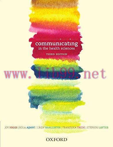 [AME]Communicating in the Health Sciences, Third Edition (Original PDF)