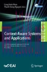 [PDF]Context-Aware Systems and Applications: 11th EAI International Conference, ICCASA 2022, Vi...