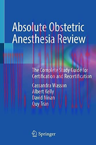[AME]Absolute Obstetric Anesthesia Review: The Complete Study Guide for Certification and Recer...