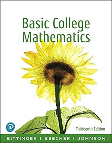 Basic College Mathematics, 13th Edition [Marvin L. Bittinger]