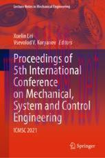 [PDF]Proceedings of 5th International Conference on Mechanical, System and Control Engineering ...