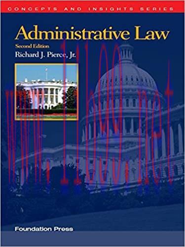(PDF)Pierce&rsquo;s Administrative Law, 2d (Concepts and Insights Series)