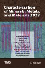 [PDF]Characterization of Minerals, Metals, and Materials 2023
