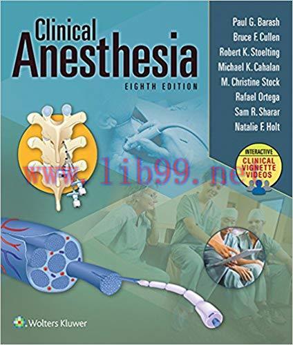 (PDF)Clinical Anesthesia, 8e: eBook without Multimedia 8th Edition