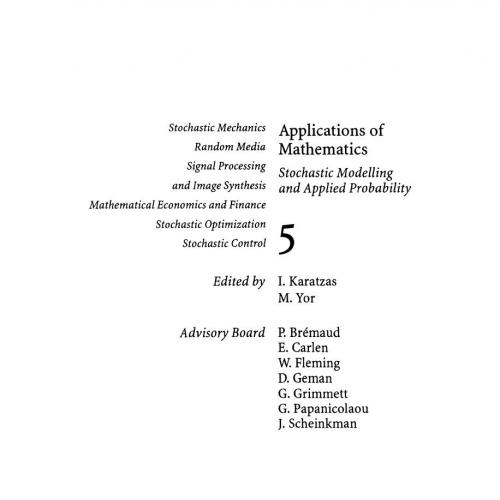 Statistics of Random Processes I. General Theory 2th - 4_8=8AB@0B_@