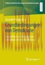 [PDF]Grundbedingungen von Demokratie: Ungleichheit als St&ouml;rfaktor der demokratischen Konsolidie...