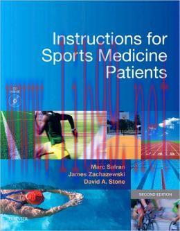 [AME]Instructions for Sports Medicine Patients, 2nd Edition