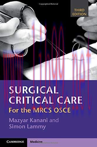 [AME]Surgical Critical Care (For the MRCS OSCE), 3rd Edition (Original PDF)