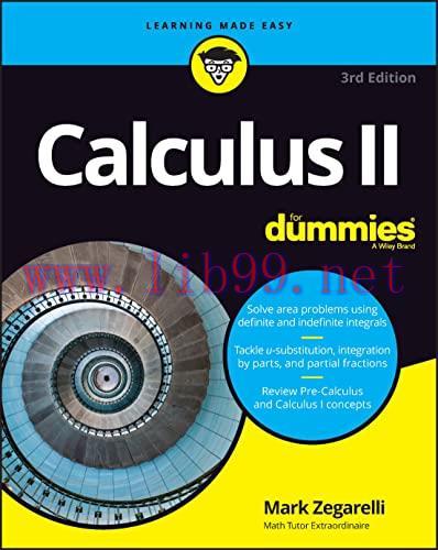 [FOX-Ebook]Calculus II For Dummies, 3rd Edition