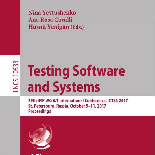 Testing Software and Systems