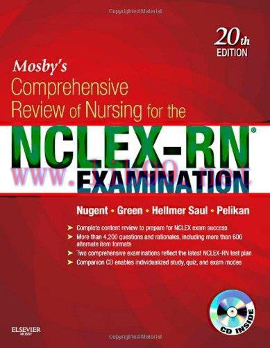 [AME]Mosby&rsquo;s Comprehensive Review of Nursing for the NCLEX-RN&reg; Examination, 20e (Original PDF)