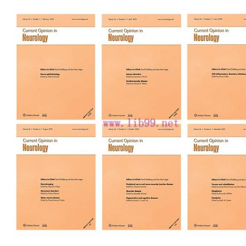 [AME]Current Opinion in Neurology 2023 Full Archives (True PDF)