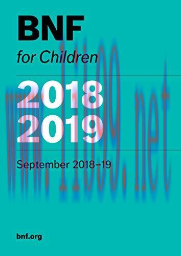 [AME]BNF for Children (BNFC) 2018-2019 (PDF)