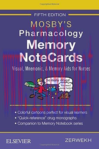 [AME]Mosby's Pharmacology Memory NoteCards: Visual, Mnemonic, and Memory Aids for Nurses, 5th E...