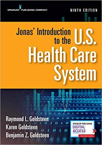 Jonas&rsquo; Introduction to the U.S. Health Care System, 9th Edition