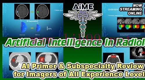 [AME]Artificial Intelligence in Radiology 2023 (Videos)