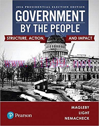 [EPUB]Government By the People, 2016 Presidential Election