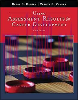 (PDF)Using Assessment Results for Career Development