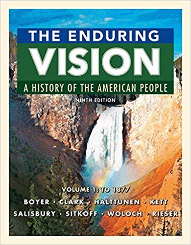 (PDF)The Enduring Vision A History of the American People, Volume 1 To 1877 9th Edition