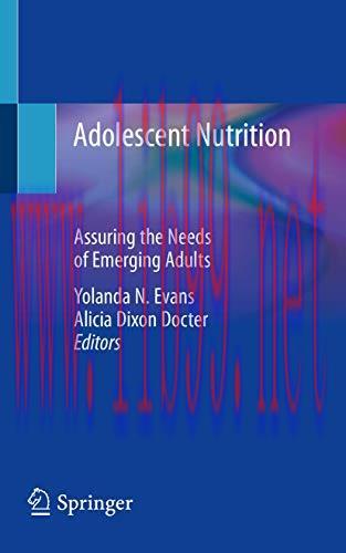 [AME]Adolescent Nutrition: Assuring the Needs of Emerging Adults (Original PDF)