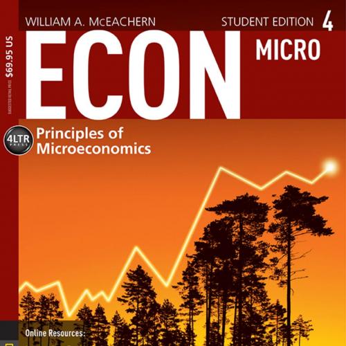ECON Microeconomics 4 student Edition - William A. McEachern