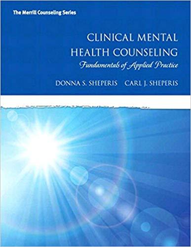 (PDF)Clinical Mental Health Counseling Fundamentals of Applied Practice (Merrill Counseling) 1s...
