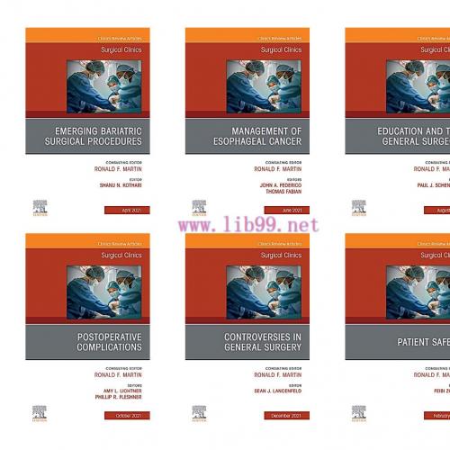 [AME]Surgical Clinics of North America 2021 Full Archives (True PDF)