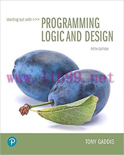 [PDF]Starting Out with Programming Logic and Design, 5th Edition