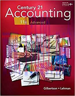 (PDF)Century 21 Accounting: Advanced (MindTap Course List) 11th Edition