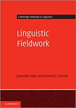 (PDF)Linguistic Fieldwork (Cambridge Textbooks in Linguistics)