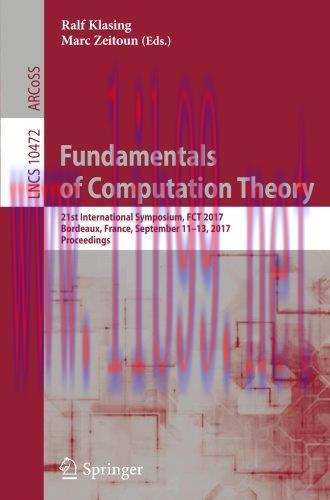 [FOX-Ebook]Fundamentals of Computation Theory
