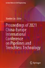 [PDF]Proceedings of 2021 China-Europe International Conference on Pipelines and Trenchless Tech...
