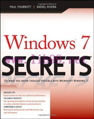 [FOX-Ebook]Windows 7 Secrets