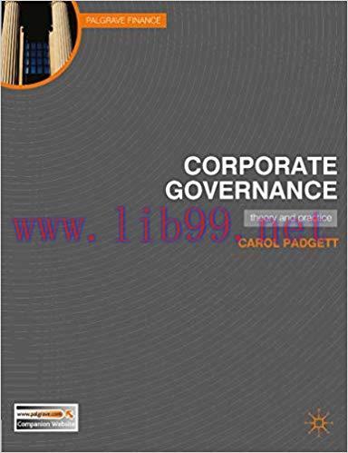 (PDF)Corporate Governance: Theory and Practice (Palgrave Finance) 2011 Edition