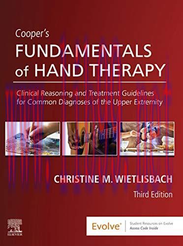 [AME]Cooper&rsquo;s Fundamentals of Hand Therapy, 3rd Edition (True PDF)