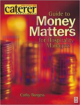 (PDF)Money Matters for Hospitality Managers (Caterer and Hotelkeeper Guide to&hellip;) 1st Edition