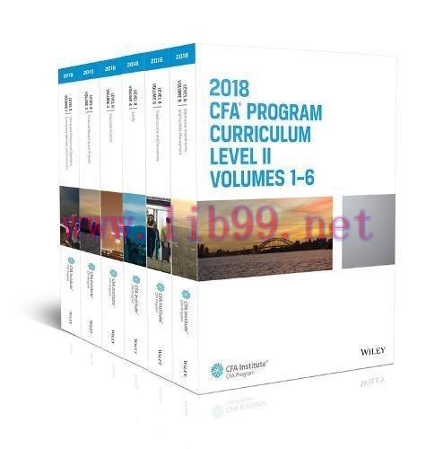 [FOX-Ebook]CFA Program Curriculum 2018 Level II Volumes 1-6 Box Set