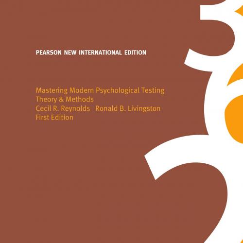 Mastering Modern Psychological Testing Theory & Methods 1_E - Cecil R. Reynolds Ronald B. Livin...